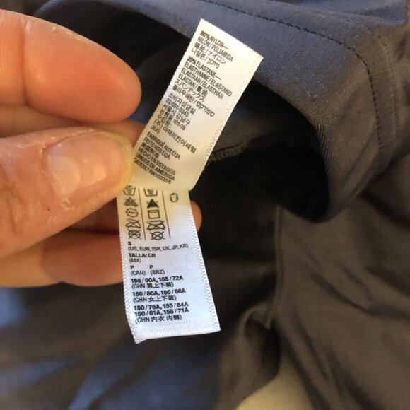 AMERICAN APPAREL Dark Gray PERFORMANCE SPORTSWEAR Leggings Sz SMALL B83 - Picture 5 of 8